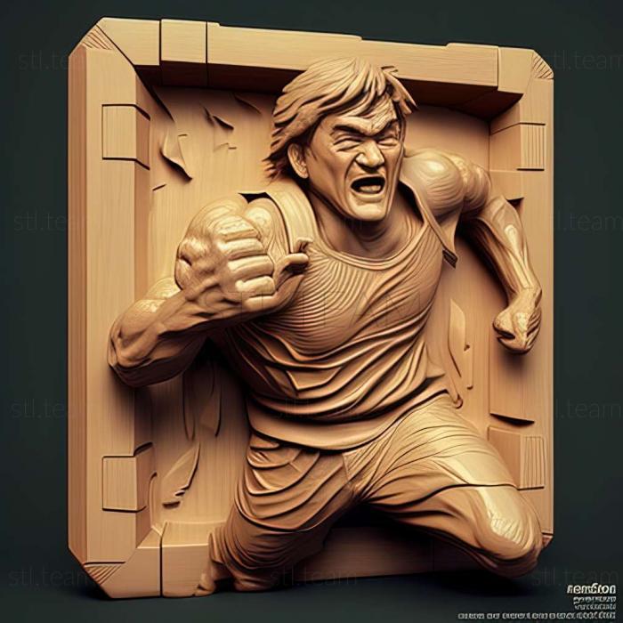 3D model Jackie Chan Stuntmaster game (STL)